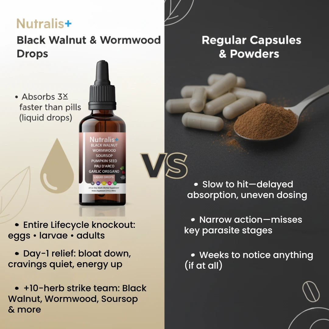 Nutralis Black Walnut Wormwood Parasite Cleanse