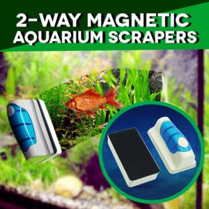 AEXZR® 2-Way Magnetic Aquarium Scrapers